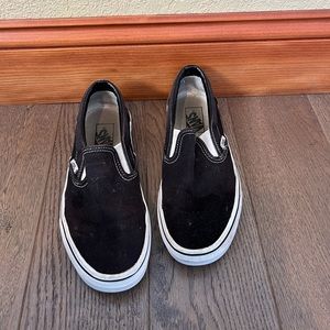 Black slip on vans